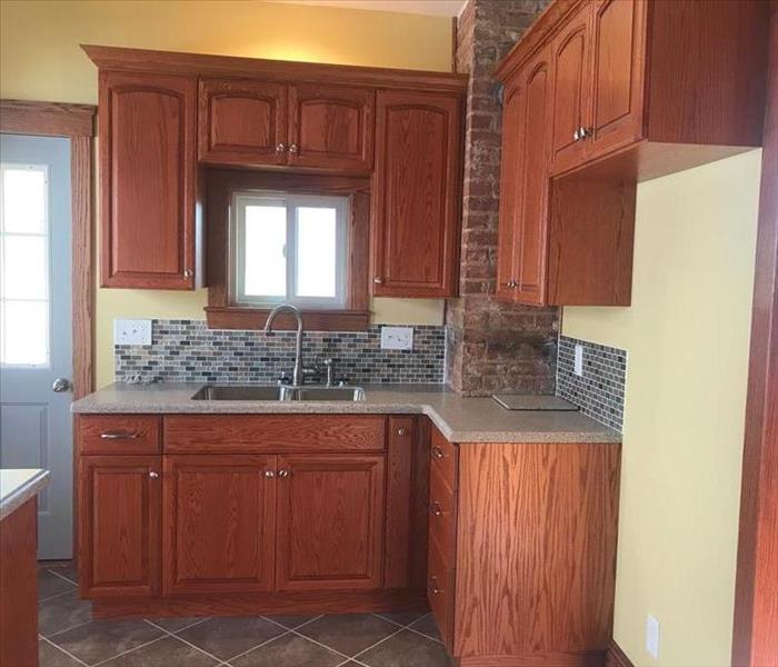 kitchen remodeled after fire